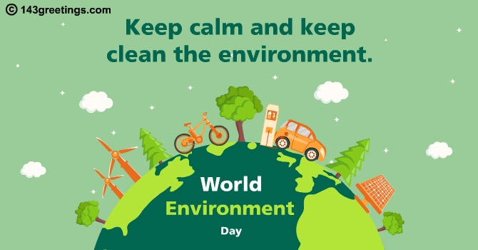 Slogan on World Environment Day